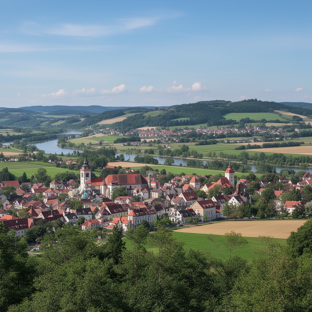 AI-generated illustration of Lower Bavaria