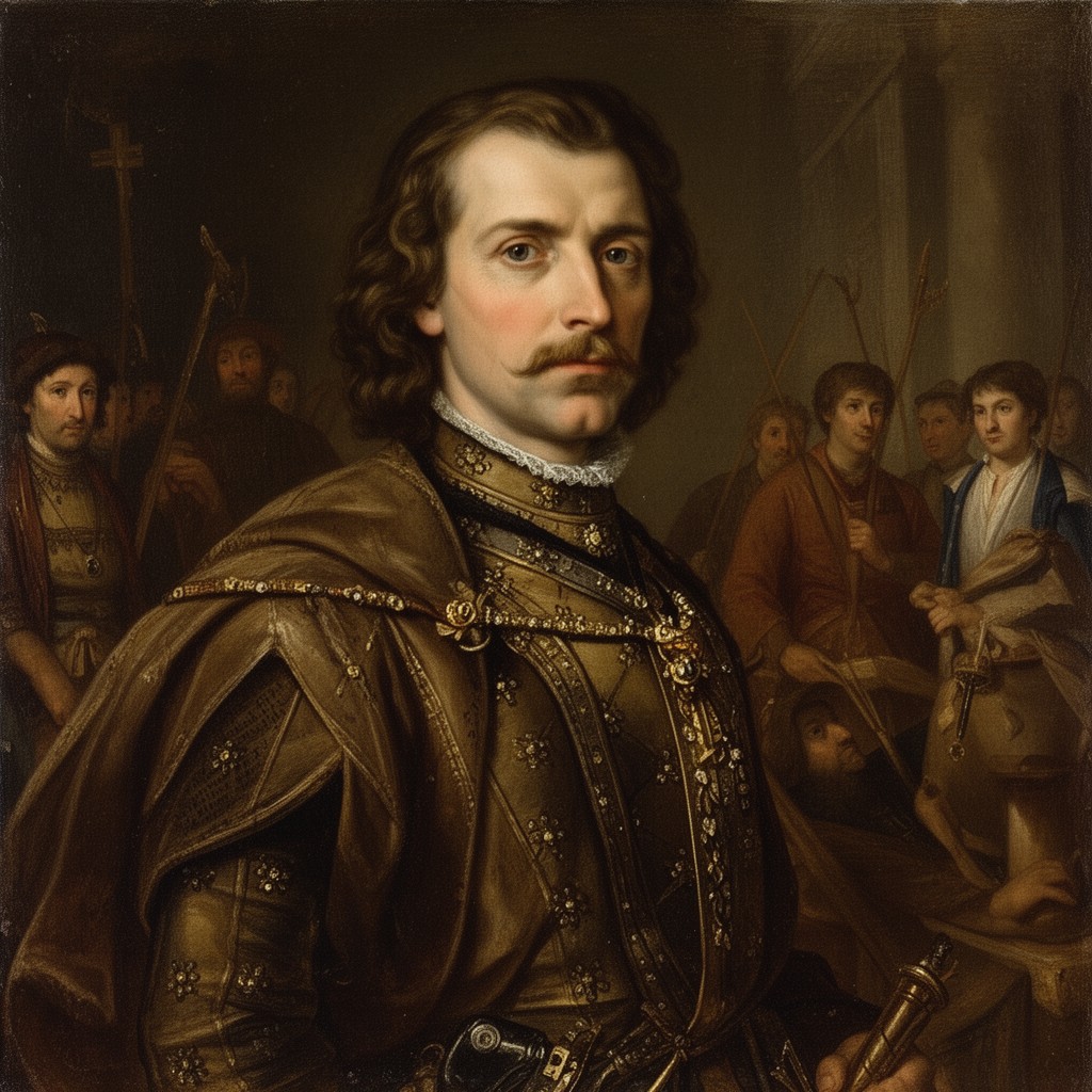AI-generated illustration of Charles VII of France