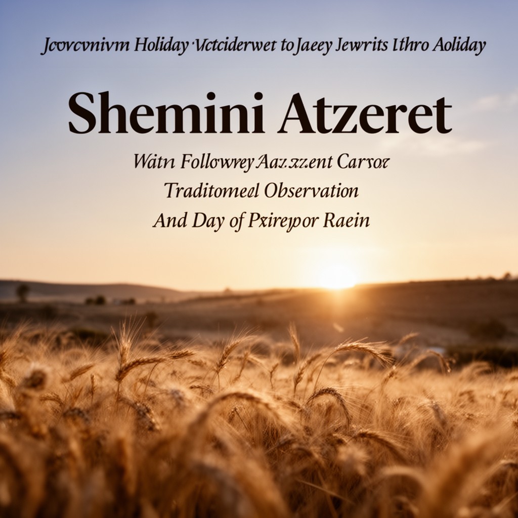 AI-generated illustration of Shemini Atzeret