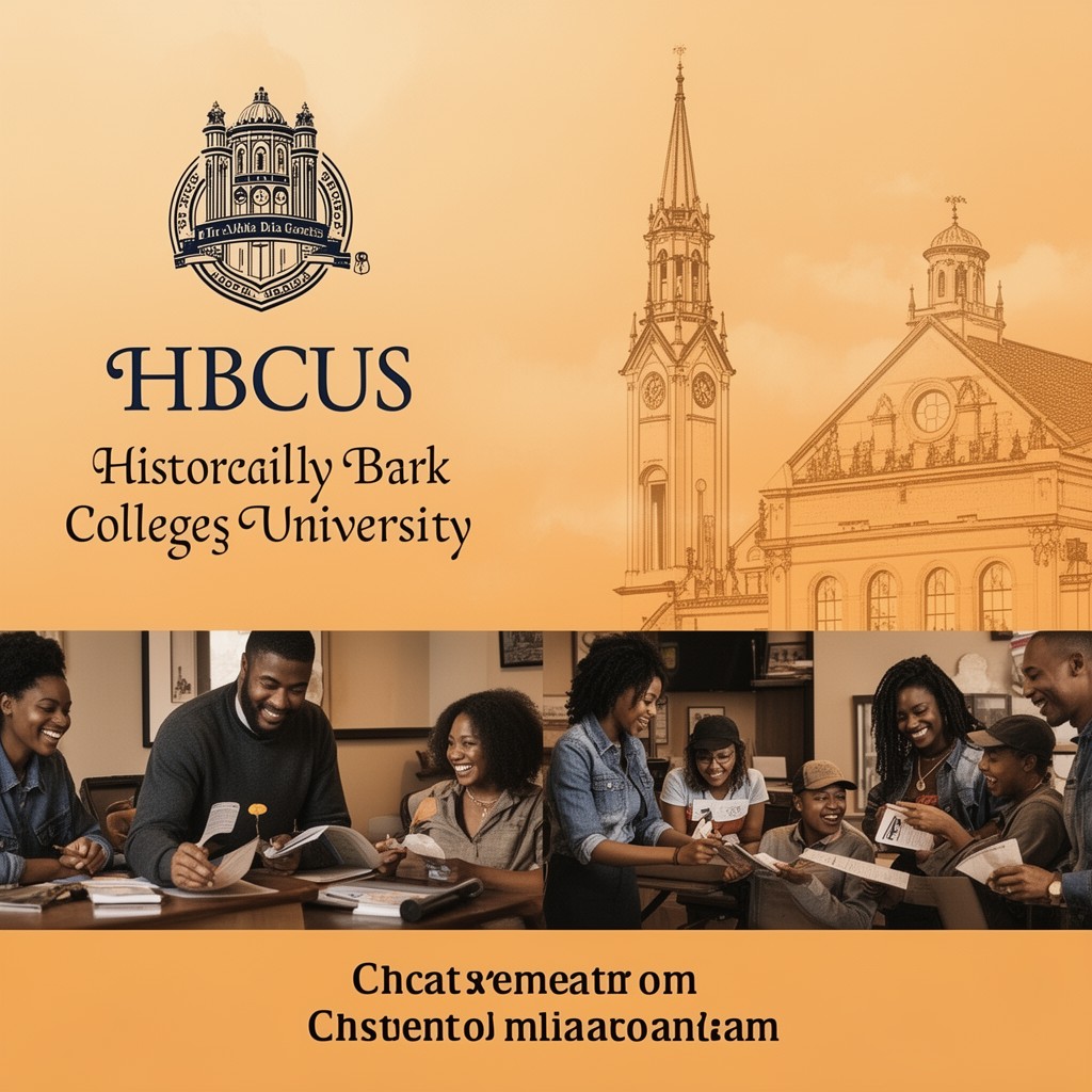 AI-generated illustration of HBCUs