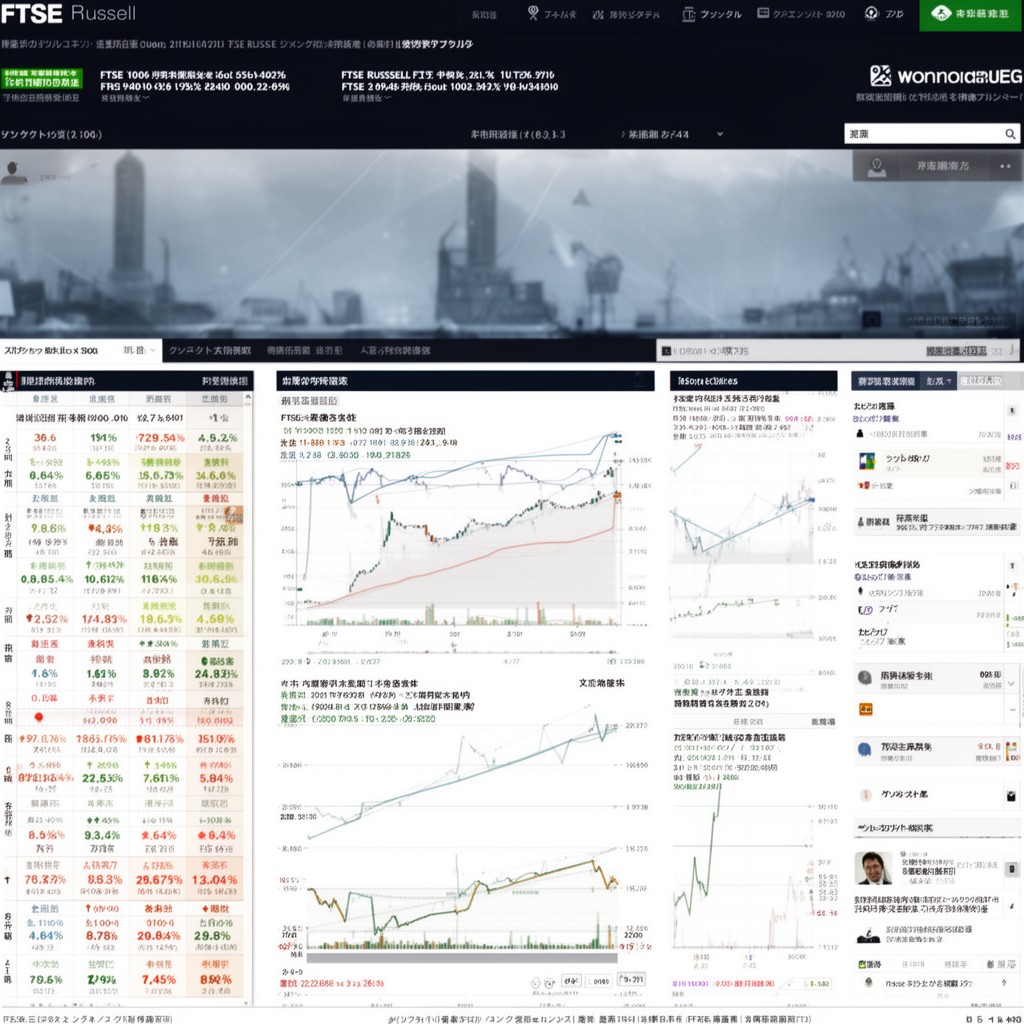 AI-generated illustration of FTSE Russell indices
