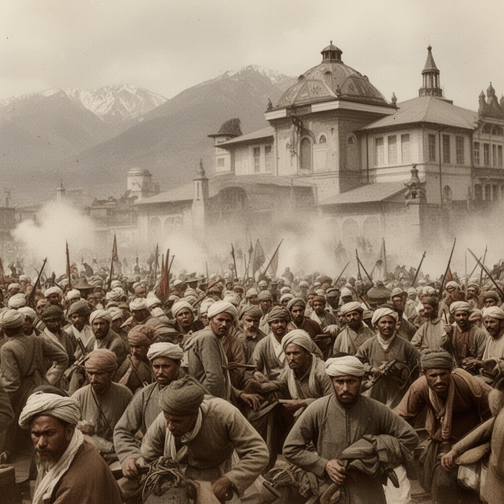 AI-generated illustration of Second Anglo-Afghan War