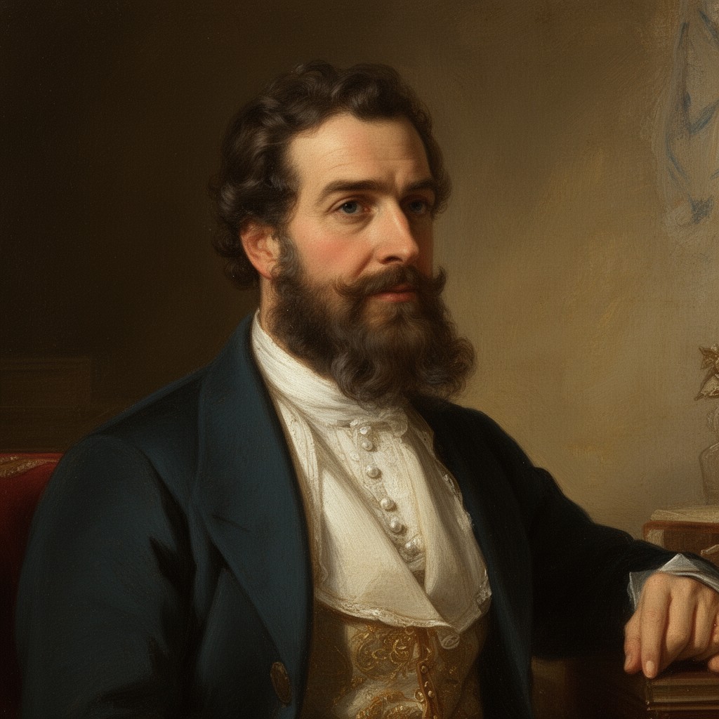 AI-generated illustration of José de Garnica