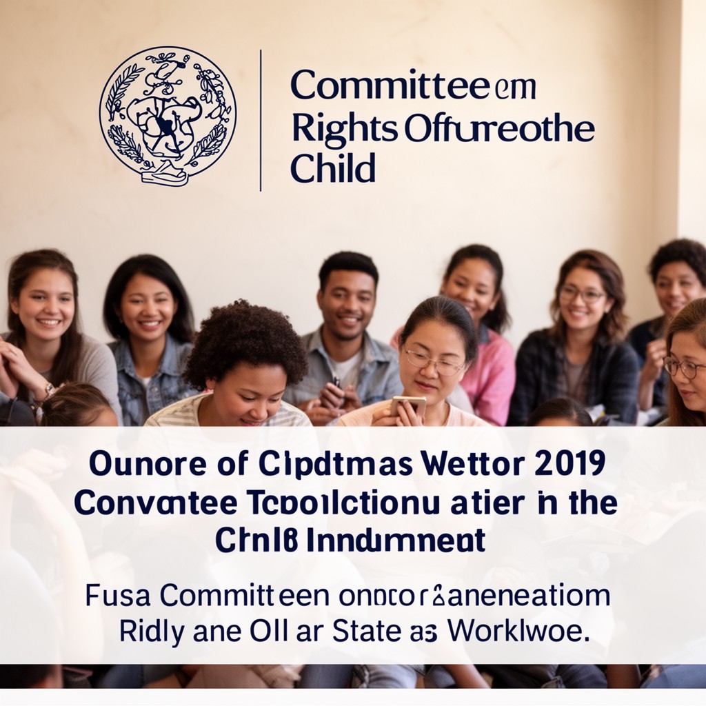 AI-generated illustration of Committee on the Rights of the Child