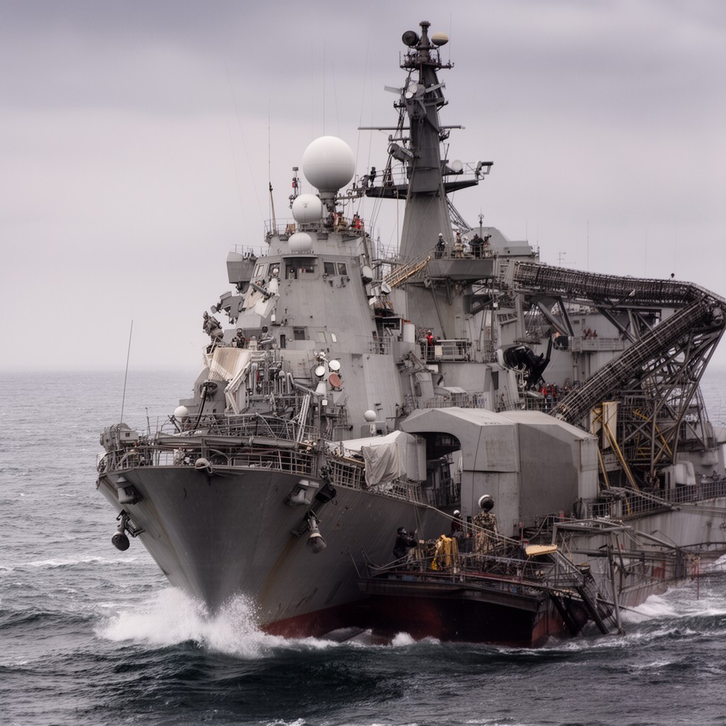 AI-generated illustration of Belgian Naval Component