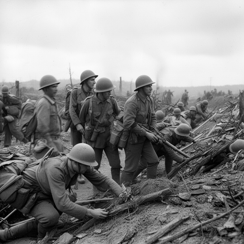 AI-generated illustration of Hundred Days Offensive