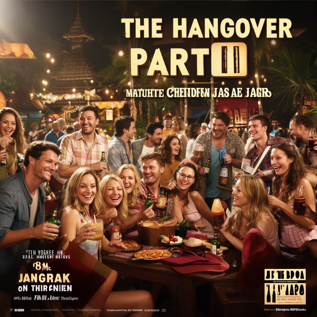 AI-generated illustration of The Hangover Part II