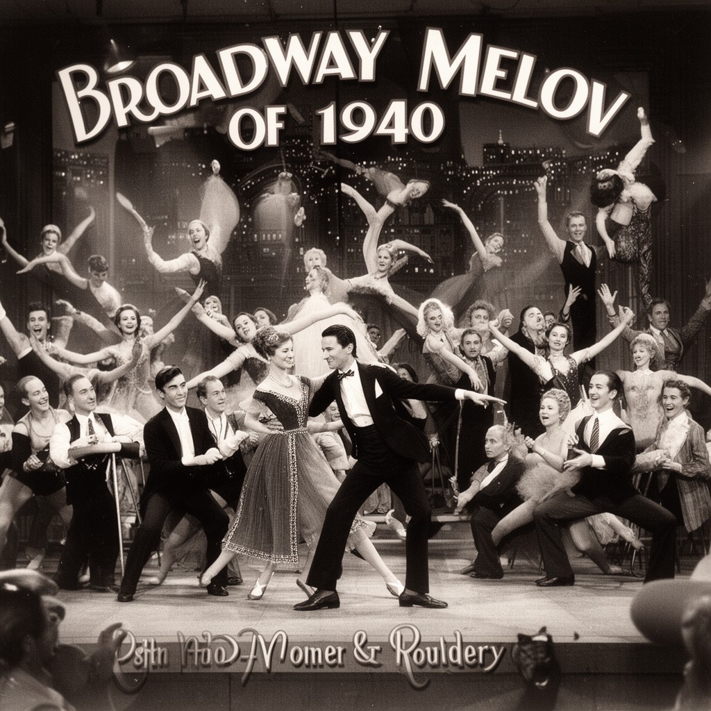 AI-generated illustration of Broadway Melody of 1940