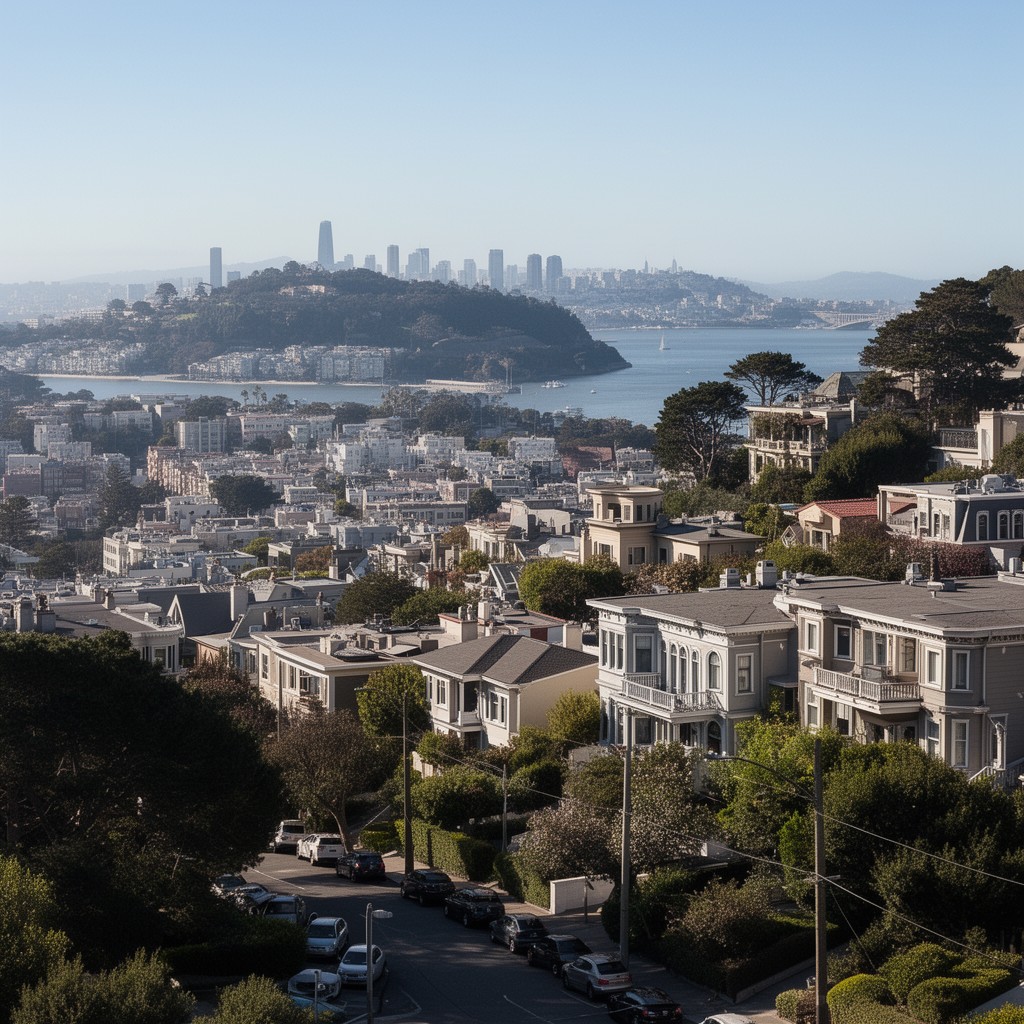 AI-generated illustration of Pacific Heights