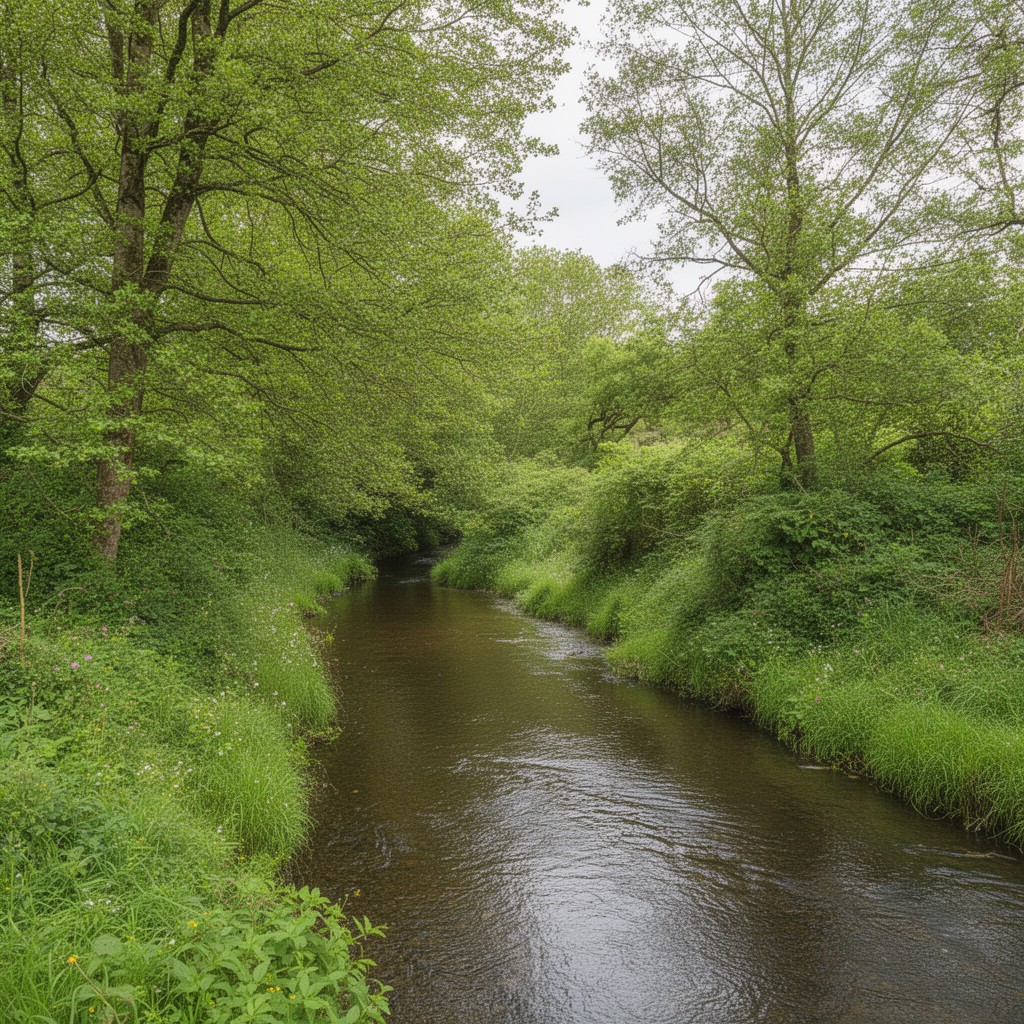 AI-generated illustration of River Syd Brook