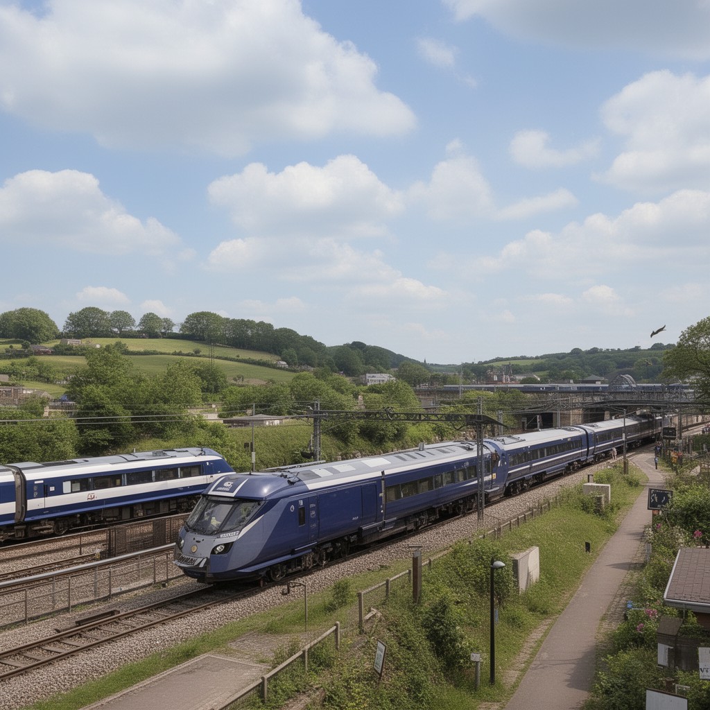 AI-generated illustration of Midland Main Line