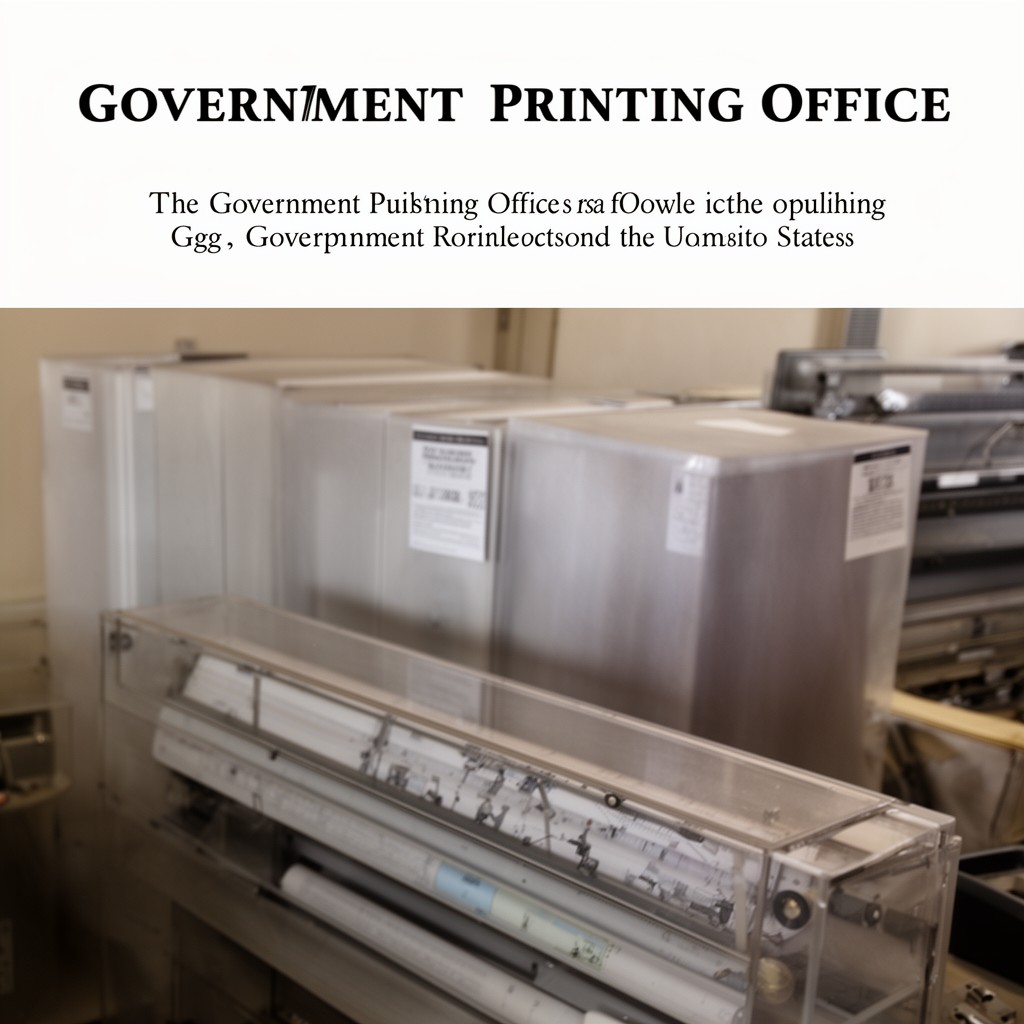 AI-generated illustration of Government Printing Office