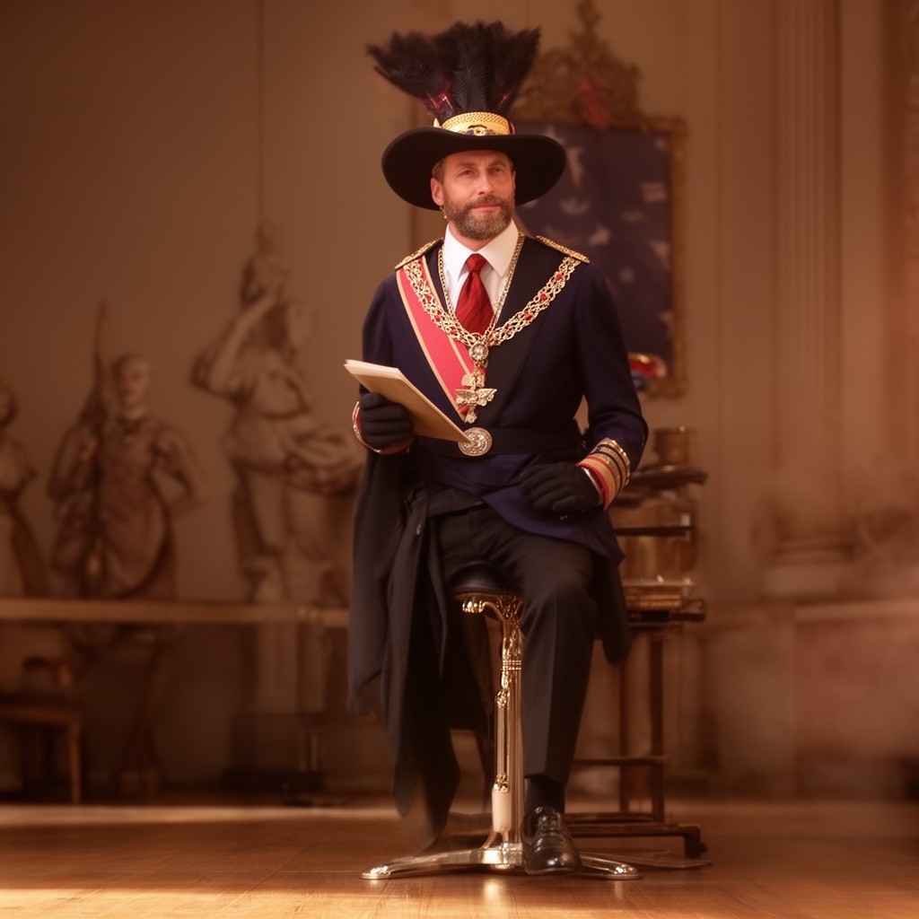 AI-generated illustration of King of Australia