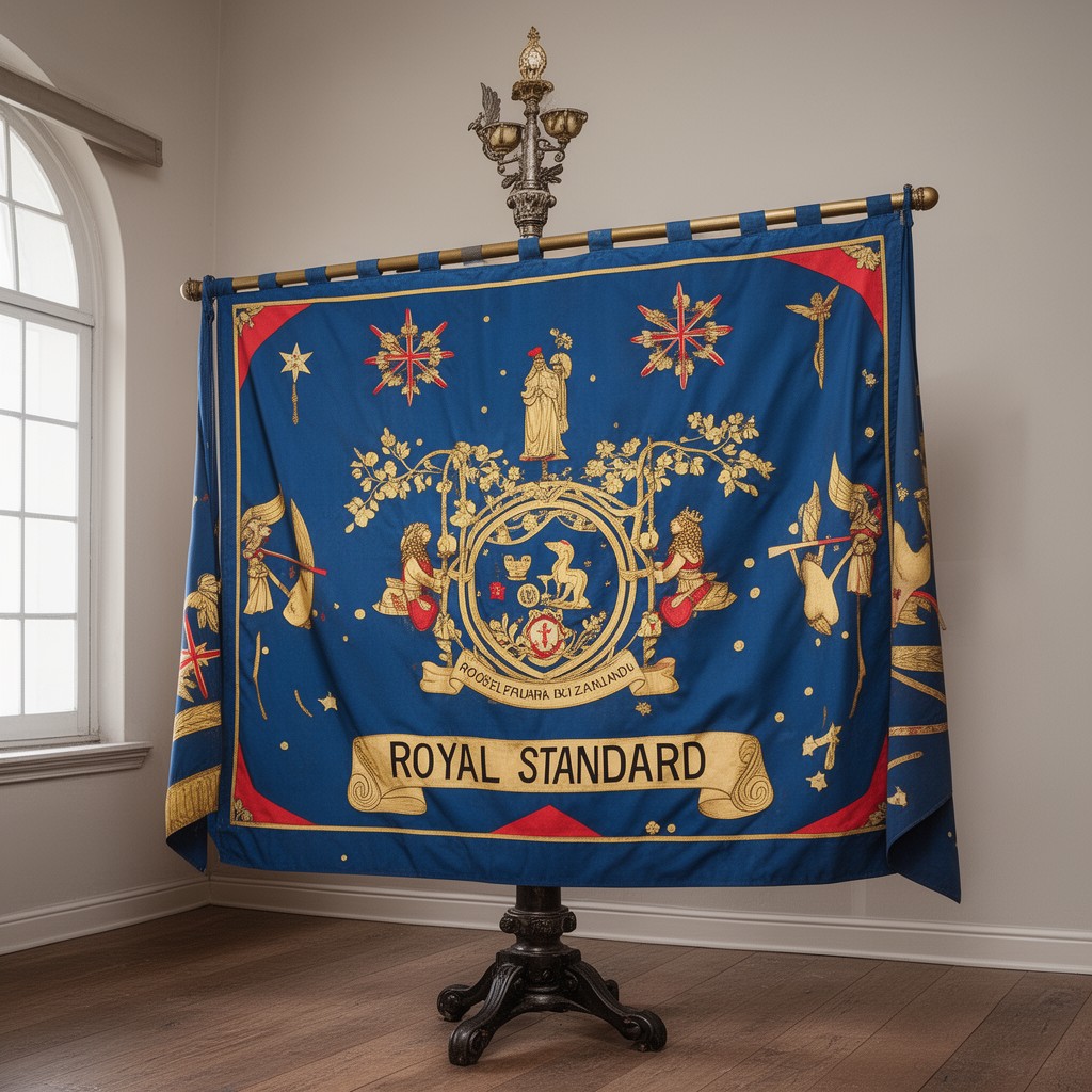 AI-generated illustration of Royal Standard of New Zealand