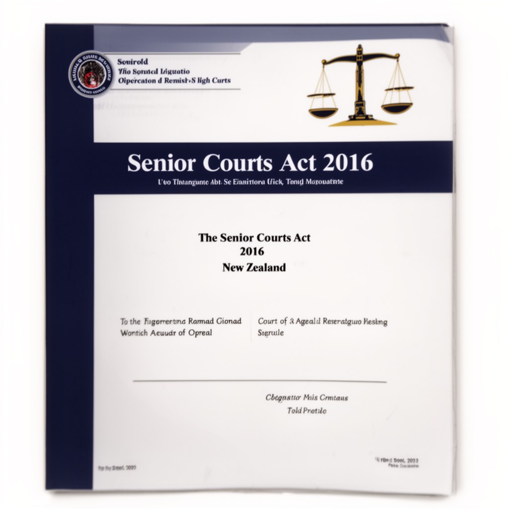 AI-generated illustration of Senior Courts Act 2016