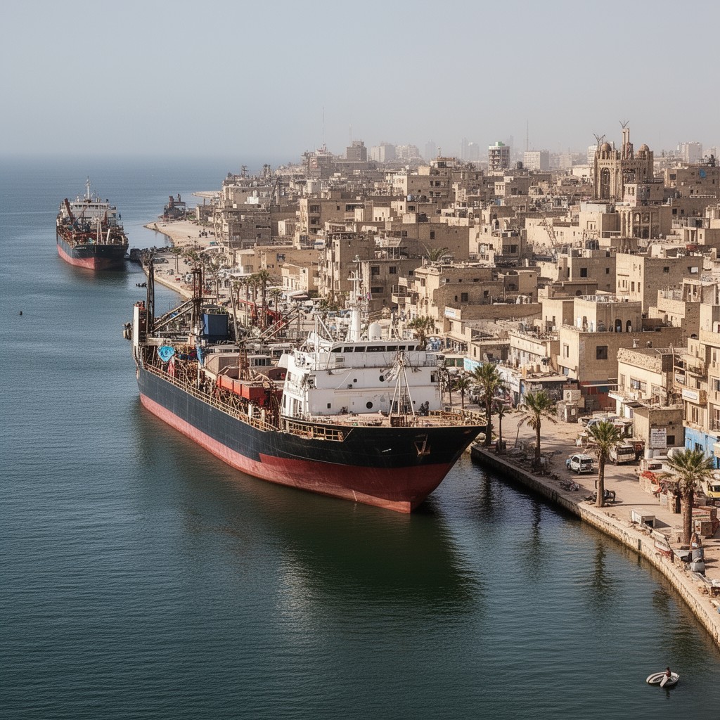 AI-generated illustration of Damietta