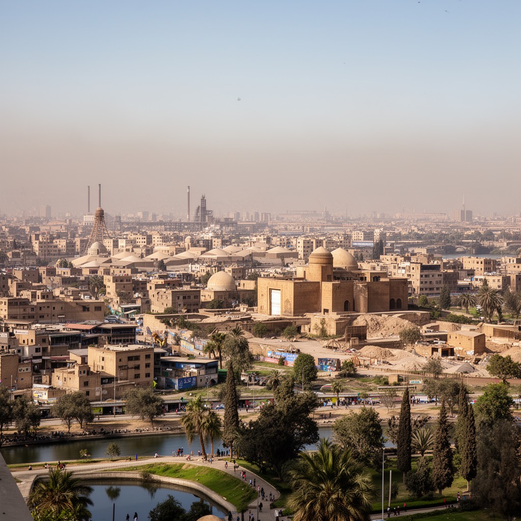 AI-generated illustration of Helwan