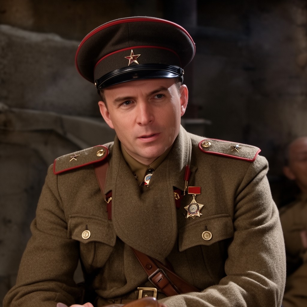 AI-generated illustration of Commissar Danilov