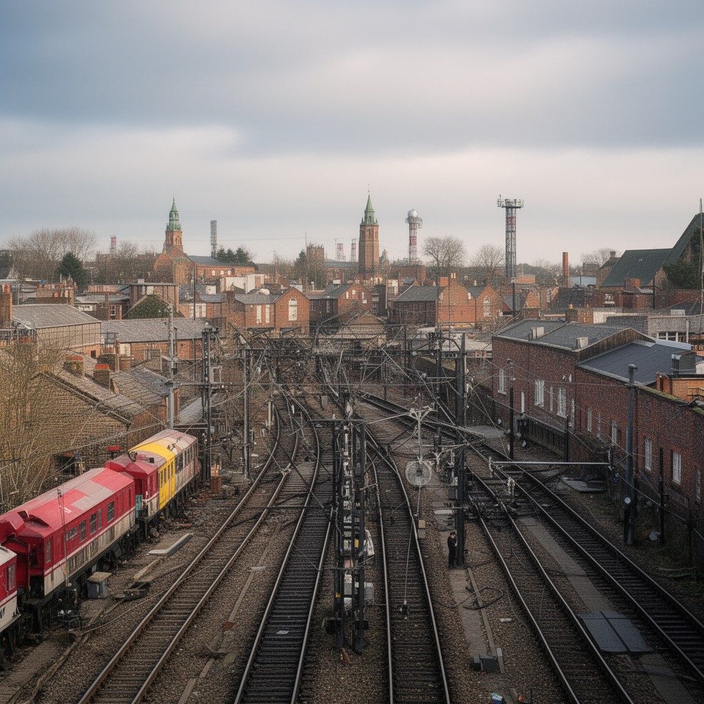 AI-generated illustration of Crewe