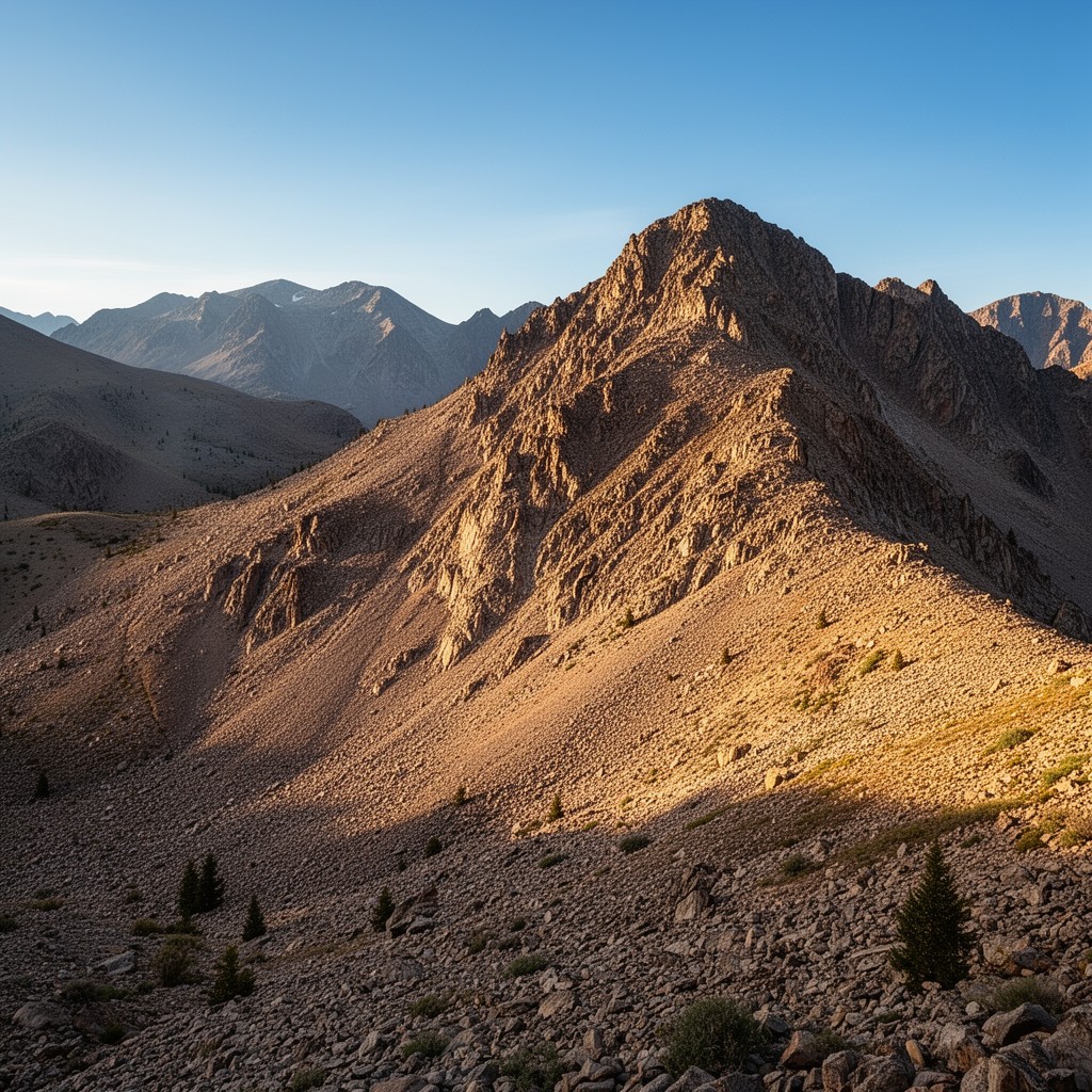 AI-generated illustration of Lincoln Peak