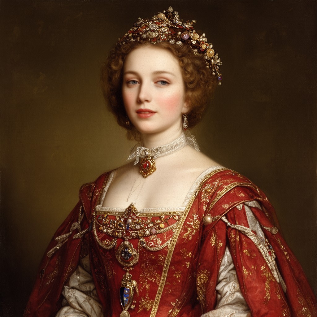 AI-generated illustration of Eleanor of Austria