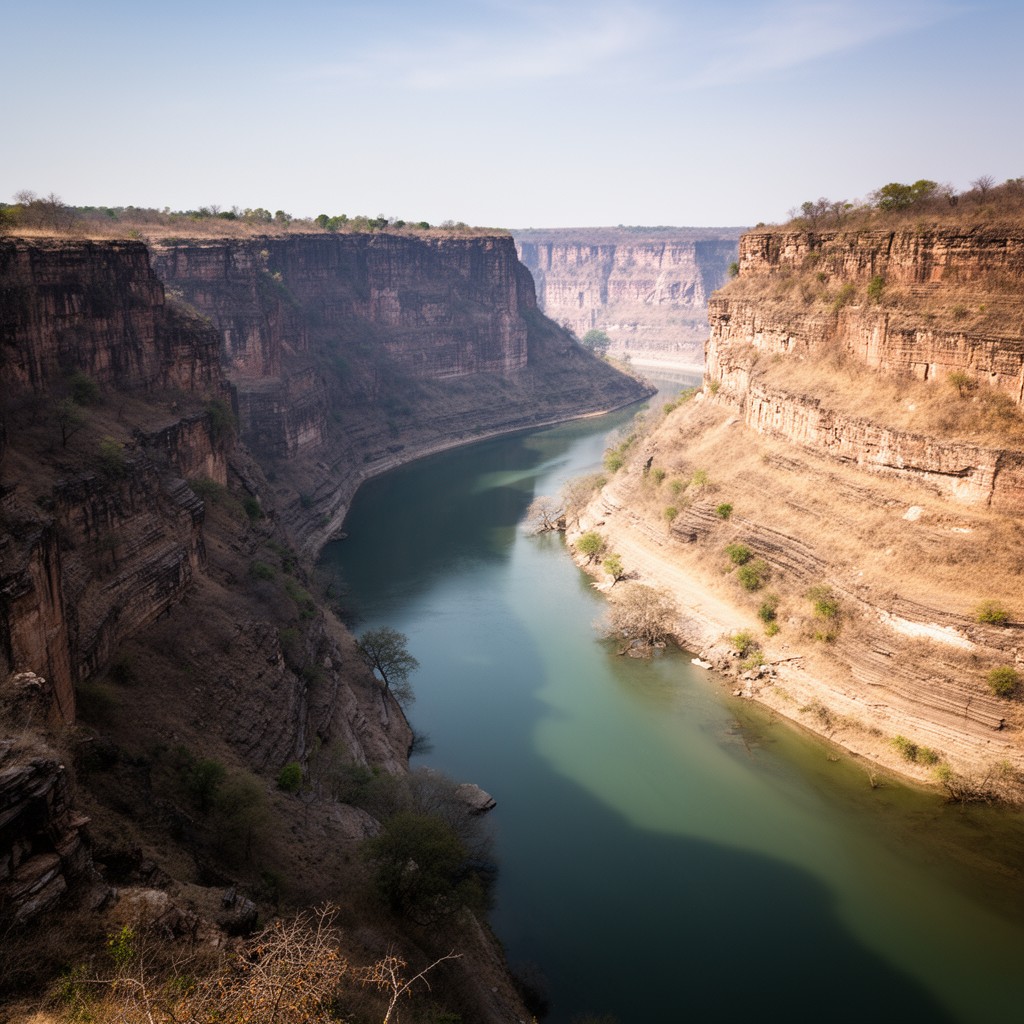 AI-generated illustration of Chambal River