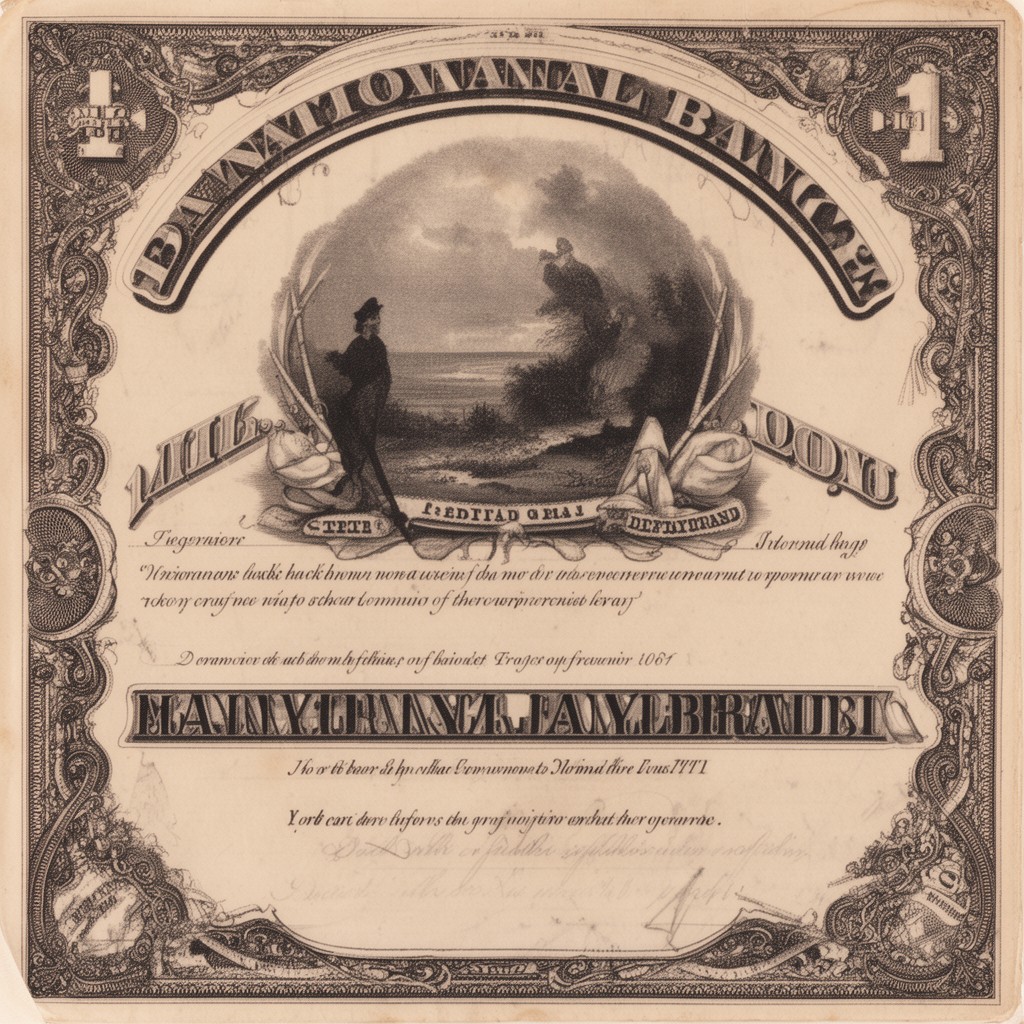 AI-generated illustration of National Bank Note