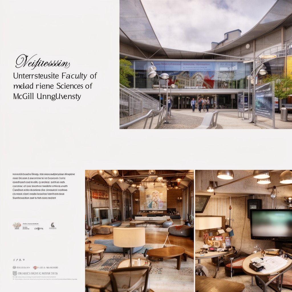 AI-generated illustration of Faculty of Medicine and Health Sciences of McGill University