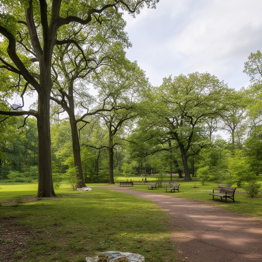 AI-generated illustration of Van Cortlandt Park, Bronx