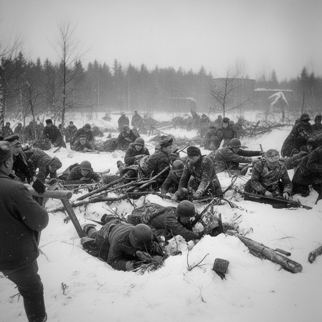 AI-generated illustration of Winter War