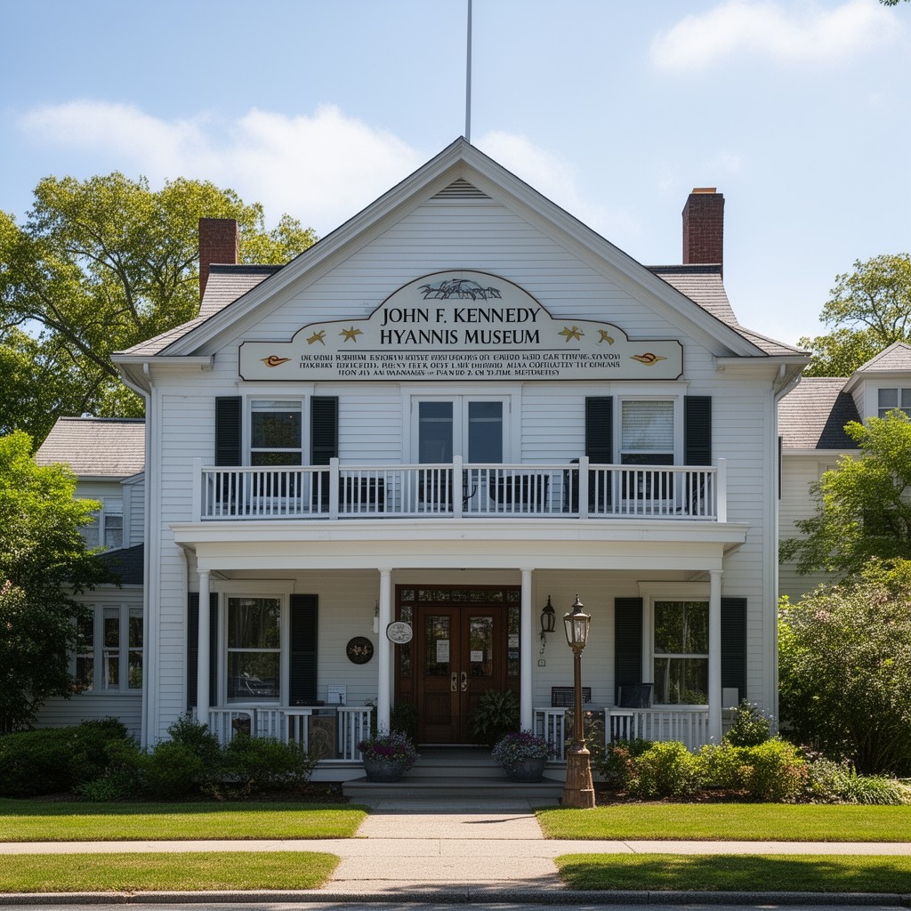 AI-generated illustration of John F. Kennedy Hyannis Museum