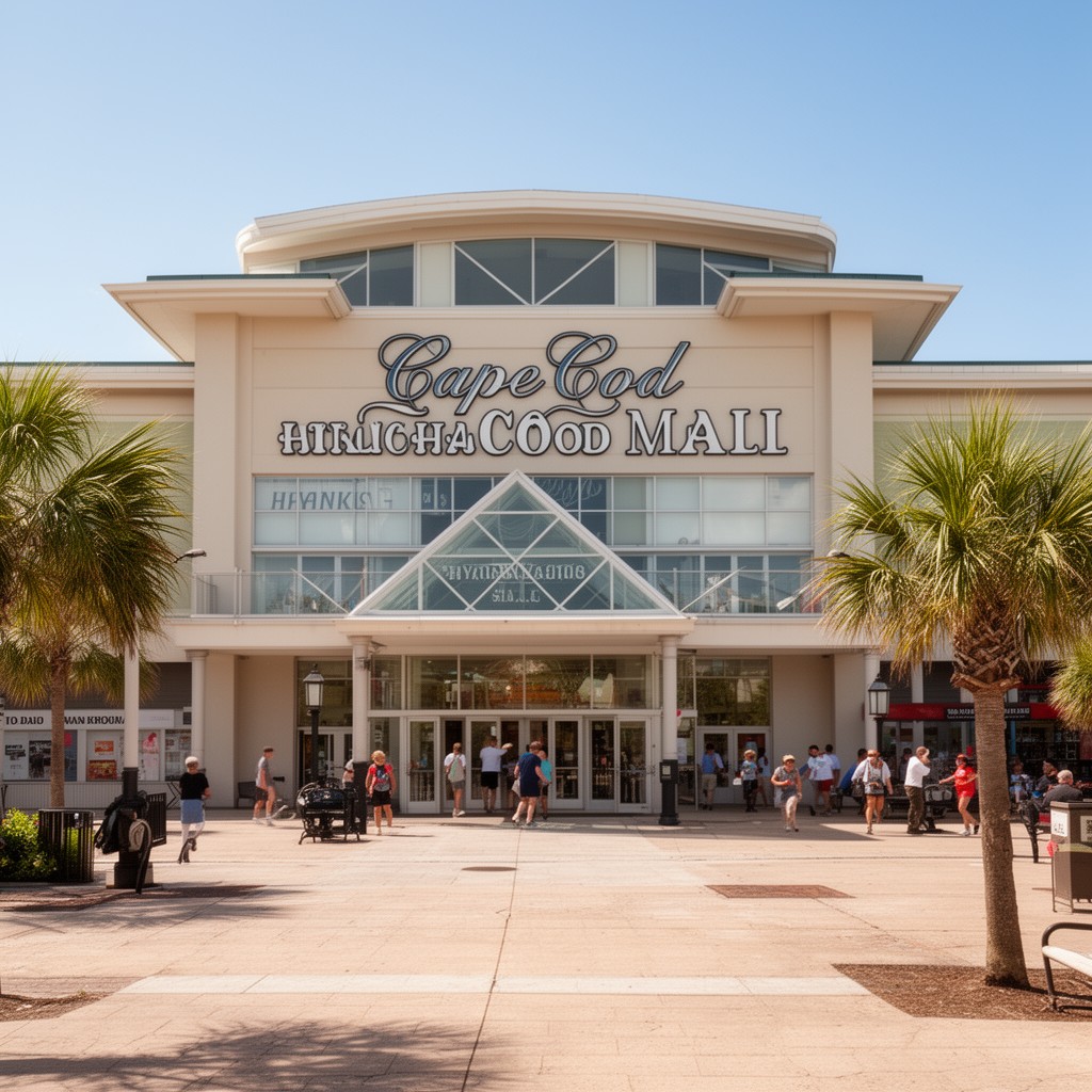 AI-generated illustration of Cape Cod Mall
