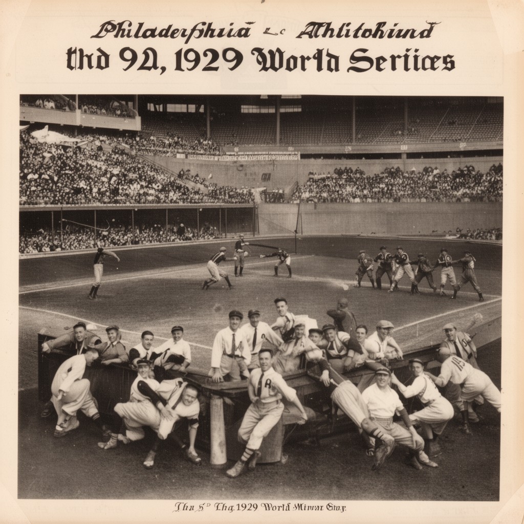 AI-generated illustration of 1929 World Series