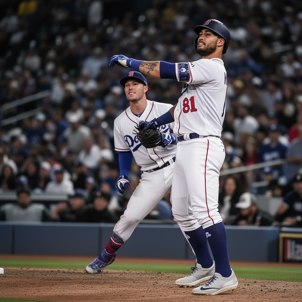 AI-generated illustration of Mookie Betts