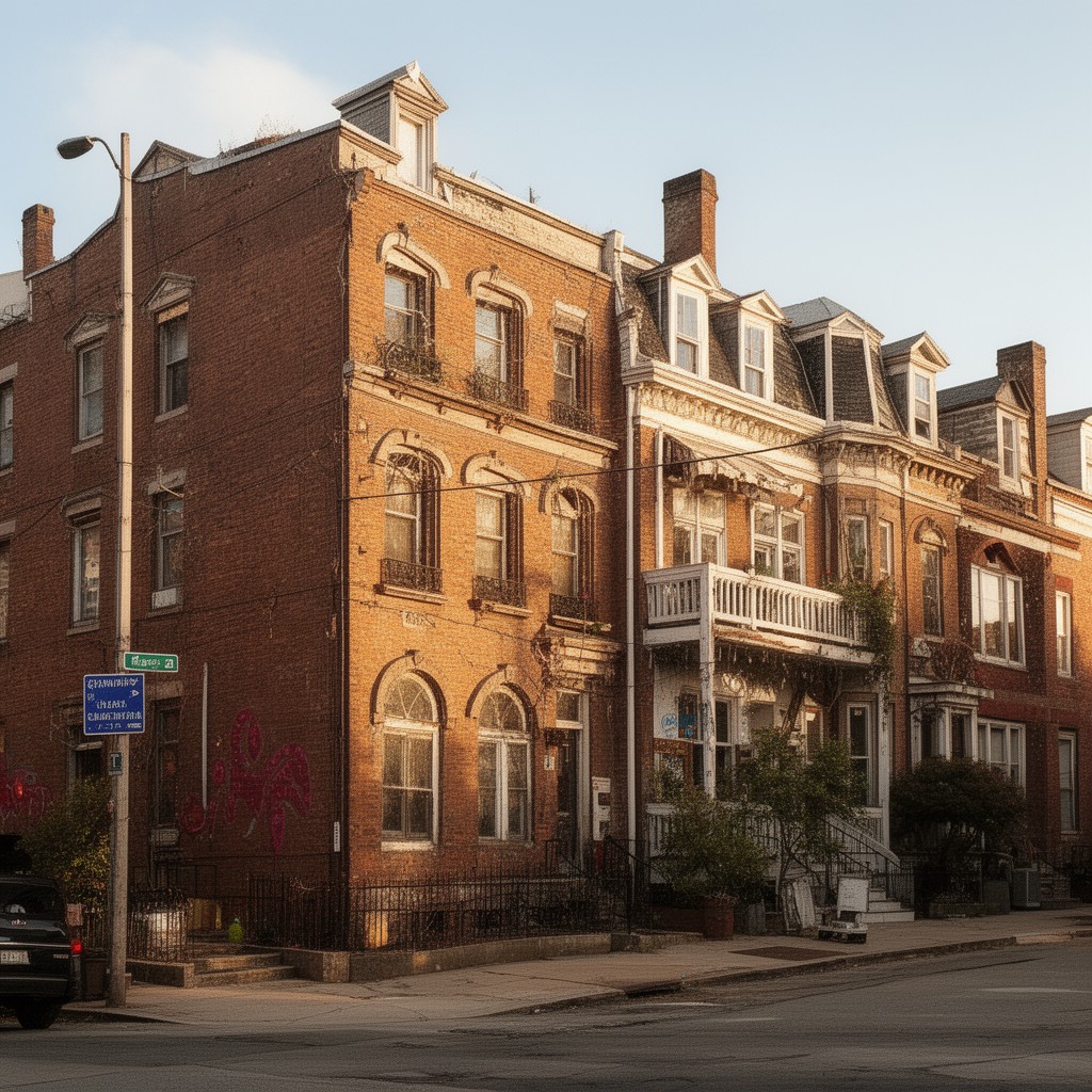 AI-generated illustration of Strawberry Mansion area