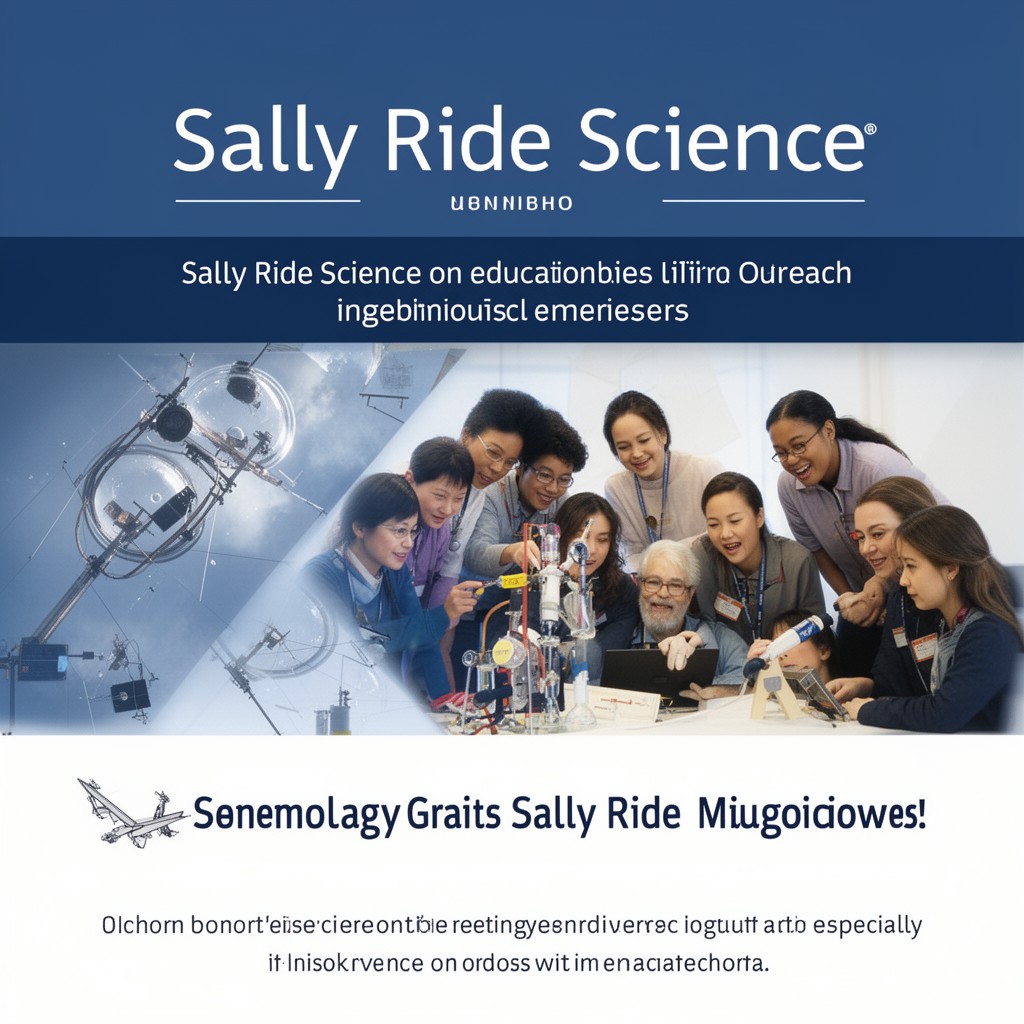 AI-generated illustration of Sally Ride Science