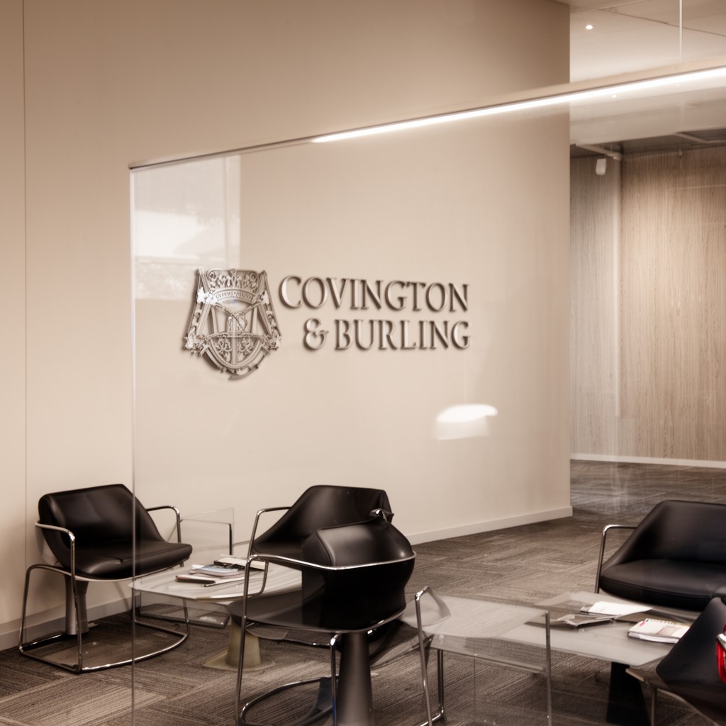 AI-generated illustration of Covington & Burling