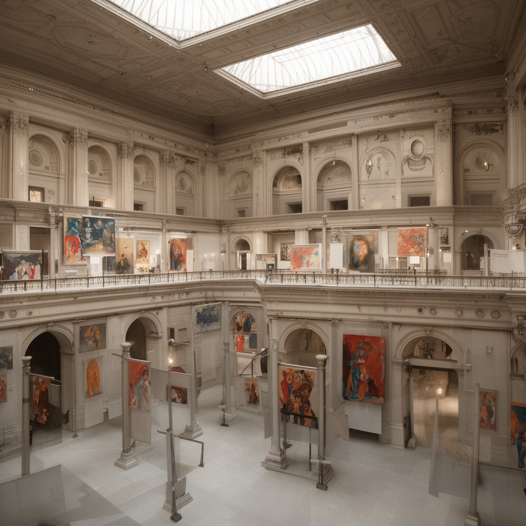 AI-generated illustration of Birmingham Museum of Art