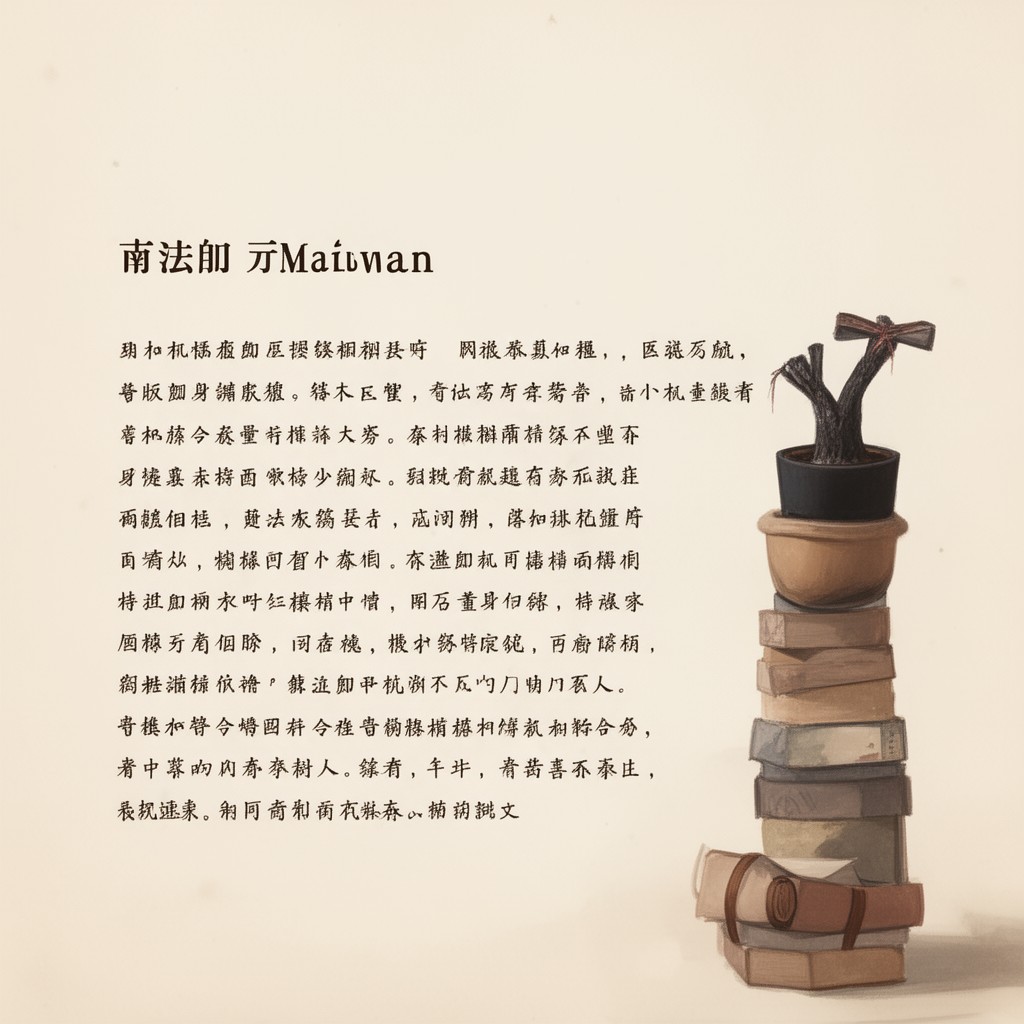 AI-generated illustration of Hokkien language