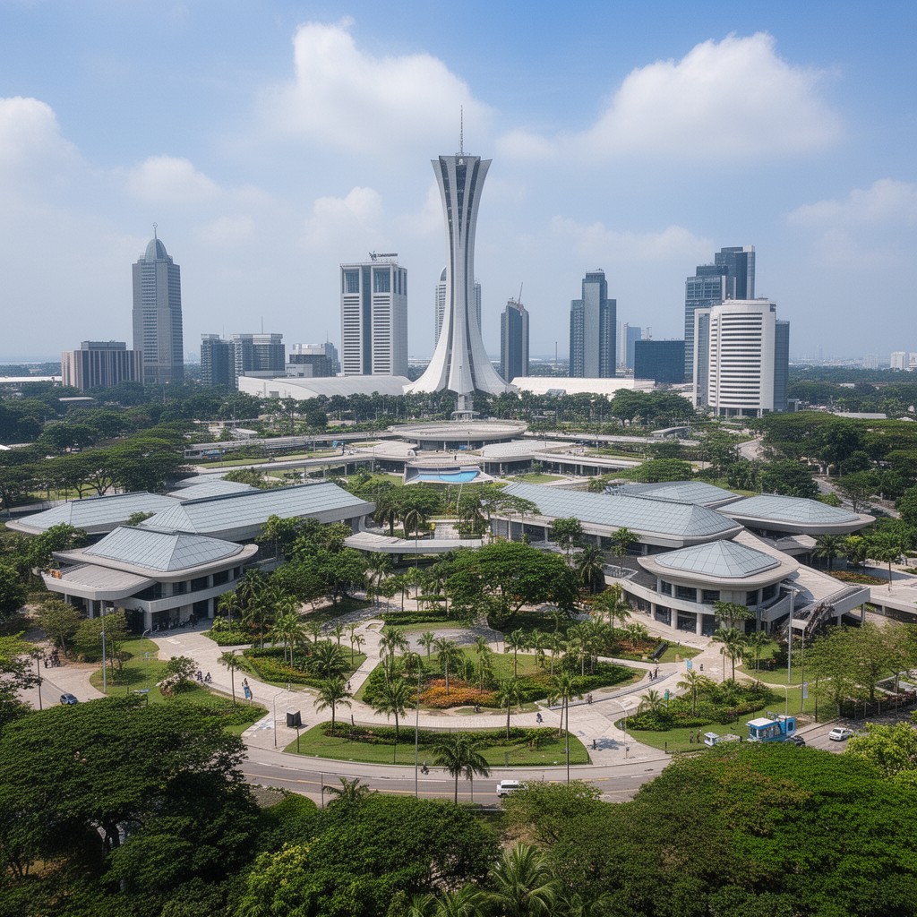 AI-generated illustration of Putrajaya