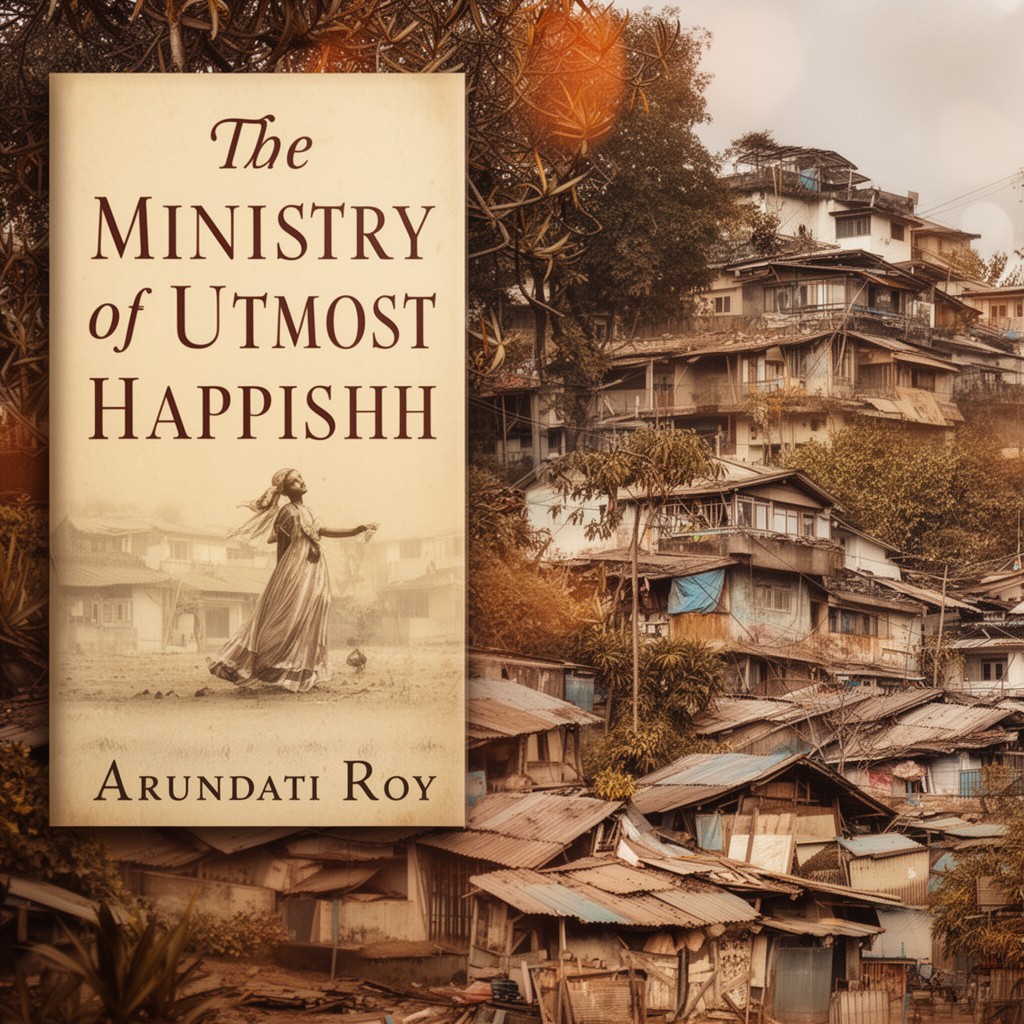 AI-generated illustration of The Ministry of Utmost Happiness