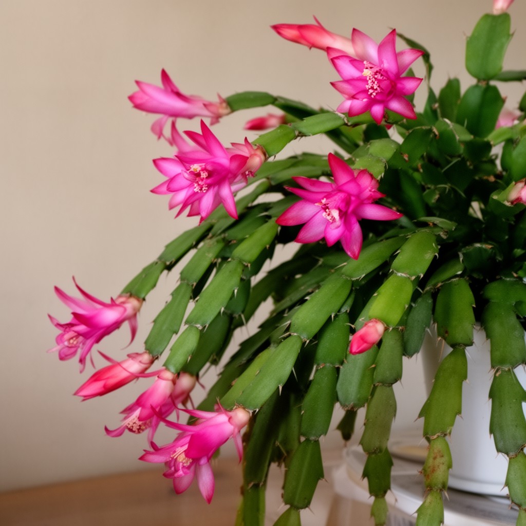 AI-generated illustration of Schlumbergera