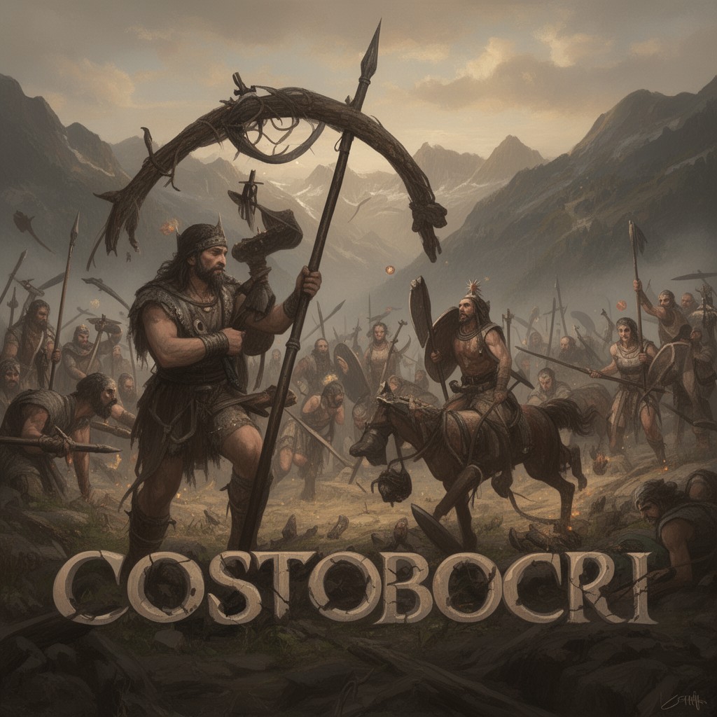 AI-generated illustration of Costoboci