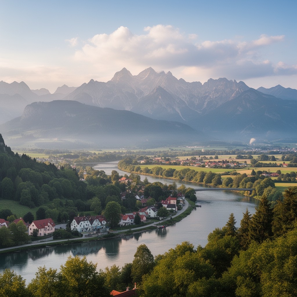 AI-generated illustration of Lower Austria