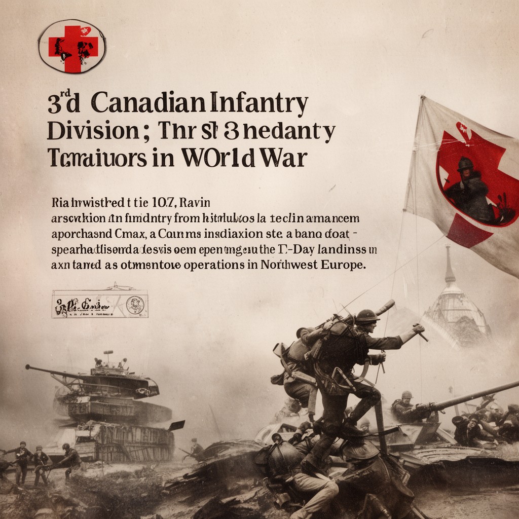 AI-generated illustration of 3rd Canadian Infantry Division