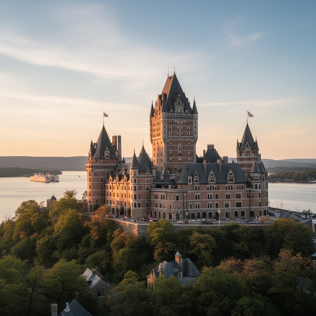AI-generated illustration of Château Frontenac
