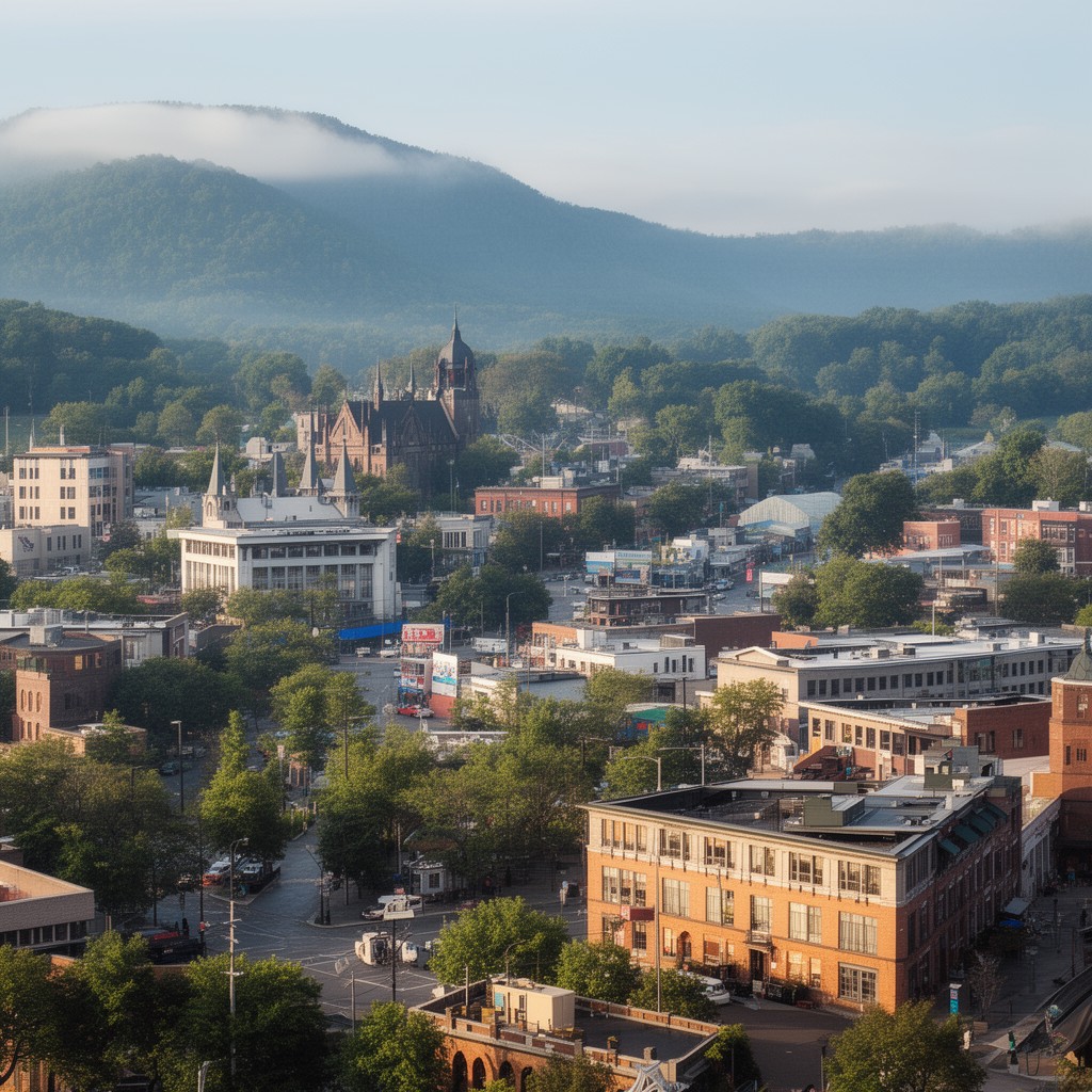 AI-generated illustration of Johnson City