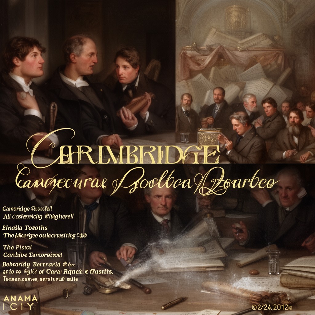 AI-generated illustration of Cambridge Apostles