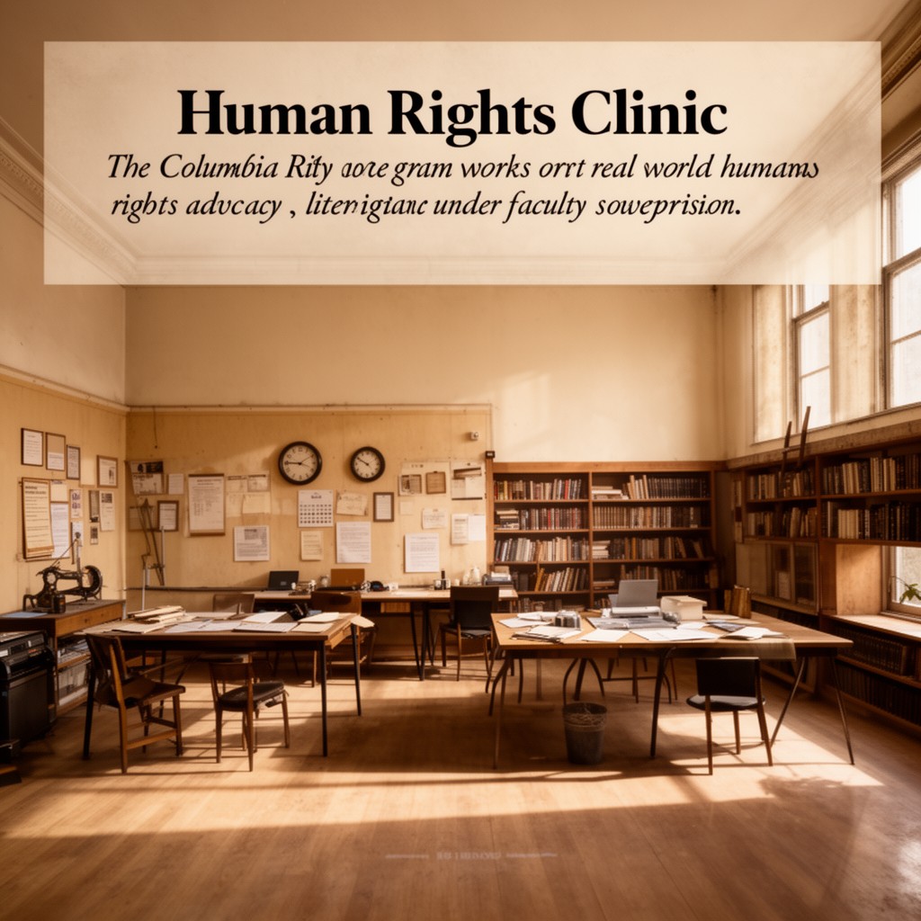 AI-generated illustration of Human Rights Clinic