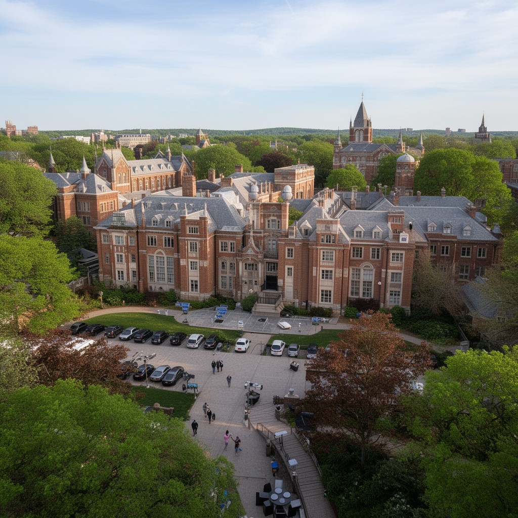 AI-generated illustration of Central Campus